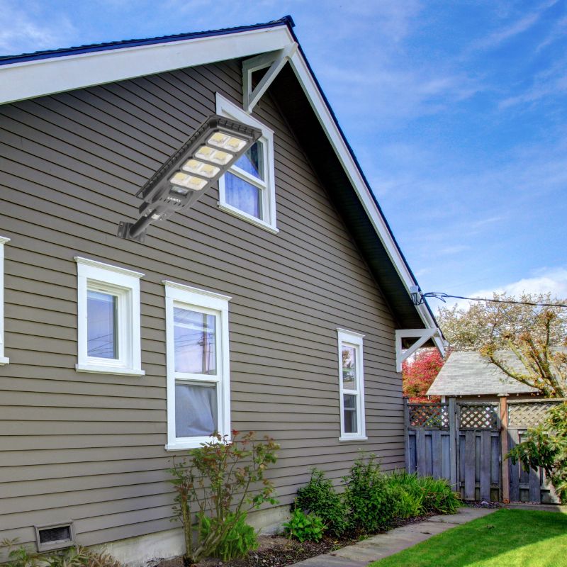 Load image into Gallery viewer, 4 Pack 200W solar street lights 20000 lumens -Grey