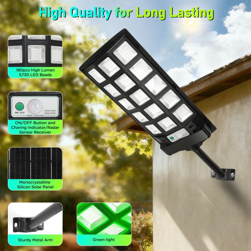 Load image into Gallery viewer, Solar Green Feeder Light for Hunting -10,000 lumens