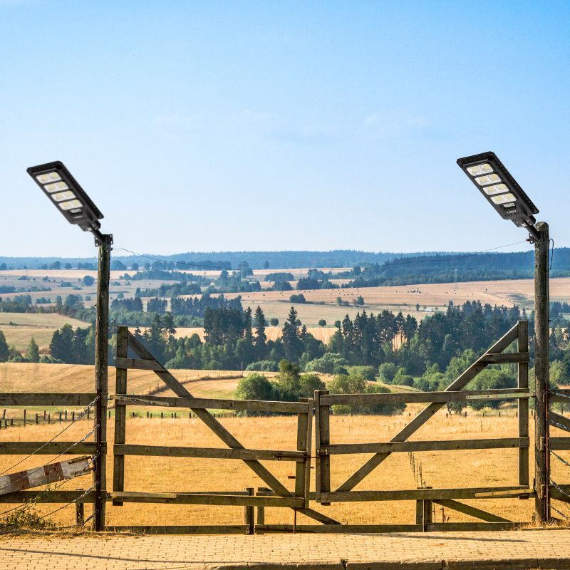 Load image into Gallery viewer, 4 pack 200W solar street lights 25000 lumens