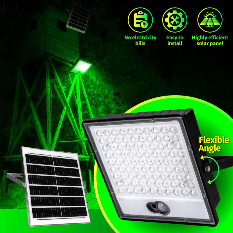 Load image into Gallery viewer, Solar Green Light for Night Hunting -12,000 lumens
