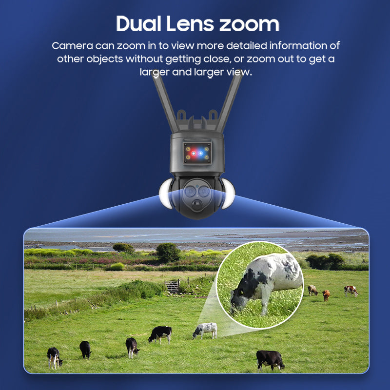 Load image into Gallery viewer, 6MP Solar  Camera  24/7 recording 4G / WIFI
