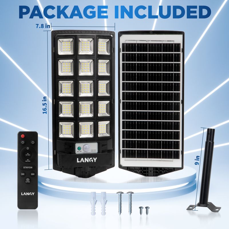 Load image into Gallery viewer, 60W 90W Solar Outdoor Dusk to Dawn Lights with Remote Control