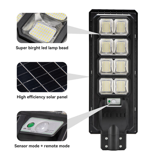 4 Pack Solar Parking lot lights (bracket included)-20,000 lumens