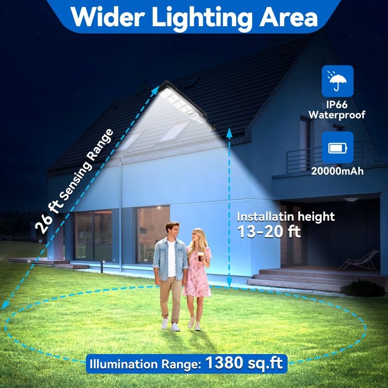 Load image into Gallery viewer, 4 pack 200W solar street lights 25000 lumens