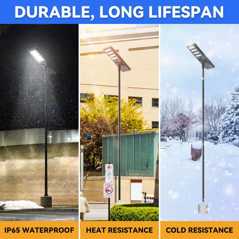 Load image into Gallery viewer, Commerical Solar Power LED Parking Lot Light -50,000 lumens