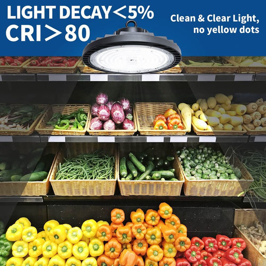 150W UFO high bay light -22,500lumens-Dimmable