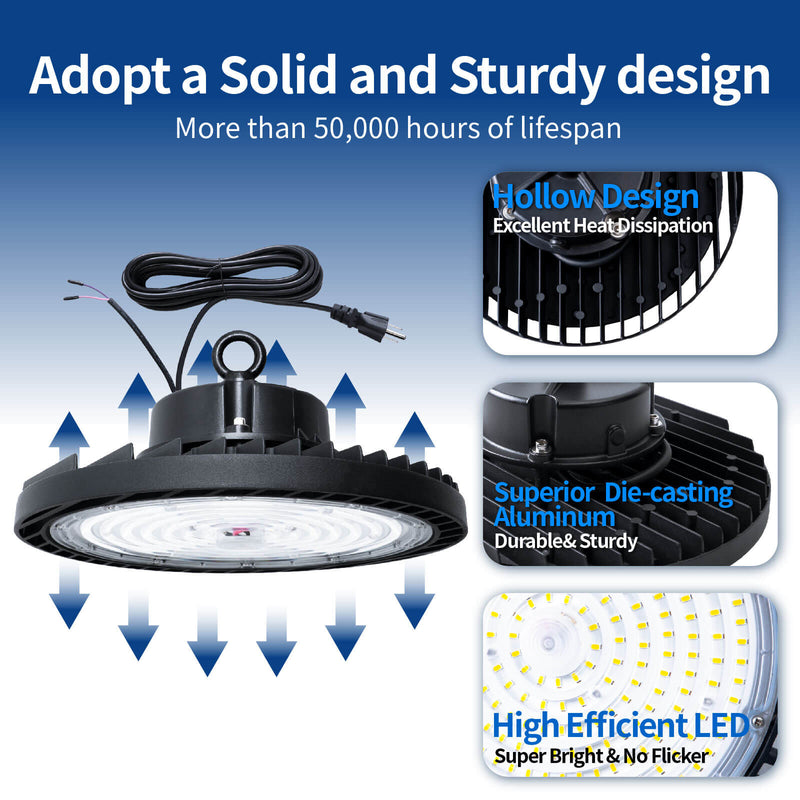 Load image into Gallery viewer, 8 PACK 150W UFO high bay light - Dimmable