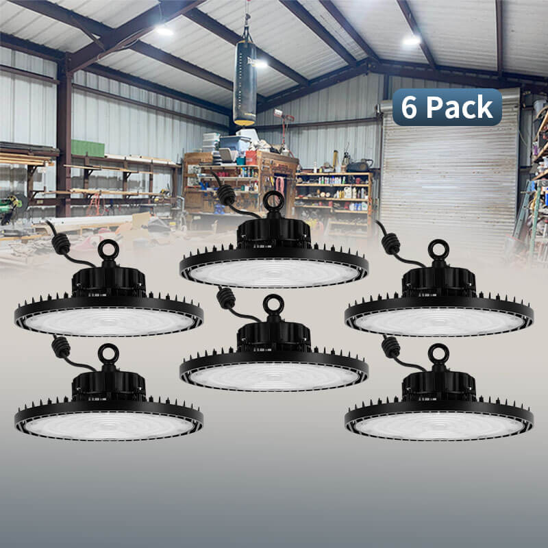 Load image into Gallery viewer, 6 Pack 200W UFO LED high bay light -5000K