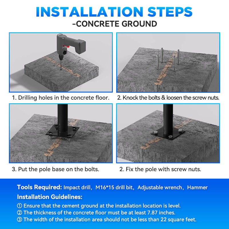 Load image into Gallery viewer, Solar Street Light Split Pole 13FT/16FT/20FT