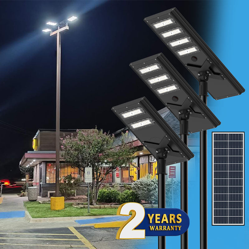 Load image into Gallery viewer, Commerical Solar Power LED Parking Lot Light - 2 Years Warranty