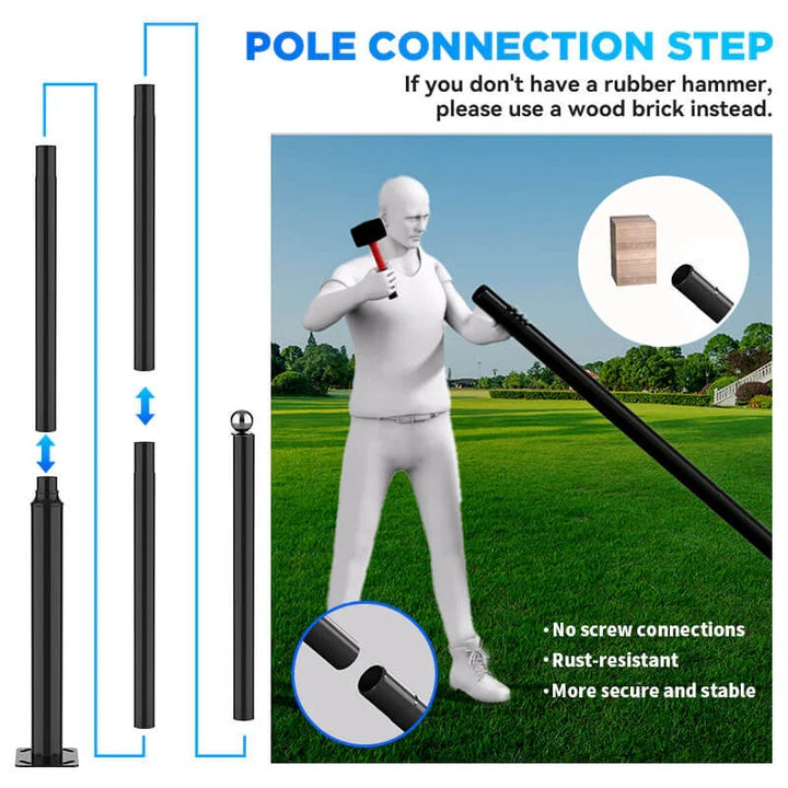 Load image into Gallery viewer, 1500W solar street light with 20ft /16ft pole