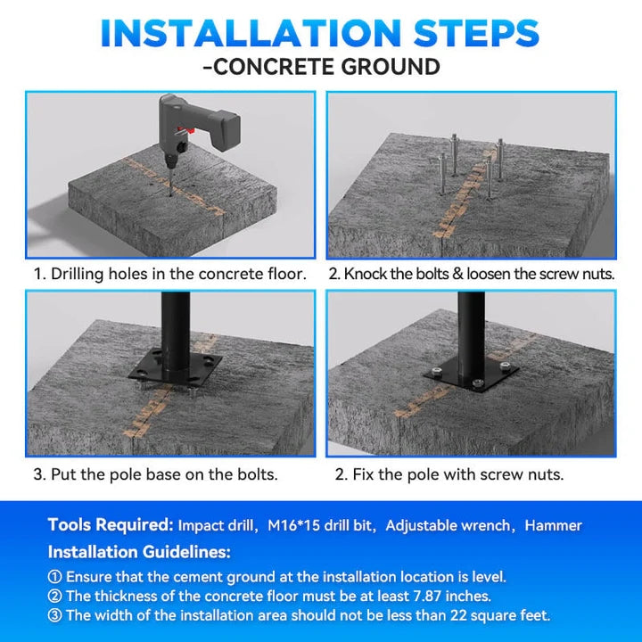 Load image into Gallery viewer, 1500W solar street light with 20ft /16ft pole