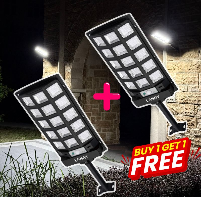 Load image into Gallery viewer, 70W Solar Outdoor Dusk to Dawn Lights with Remote Control-7000 lumens