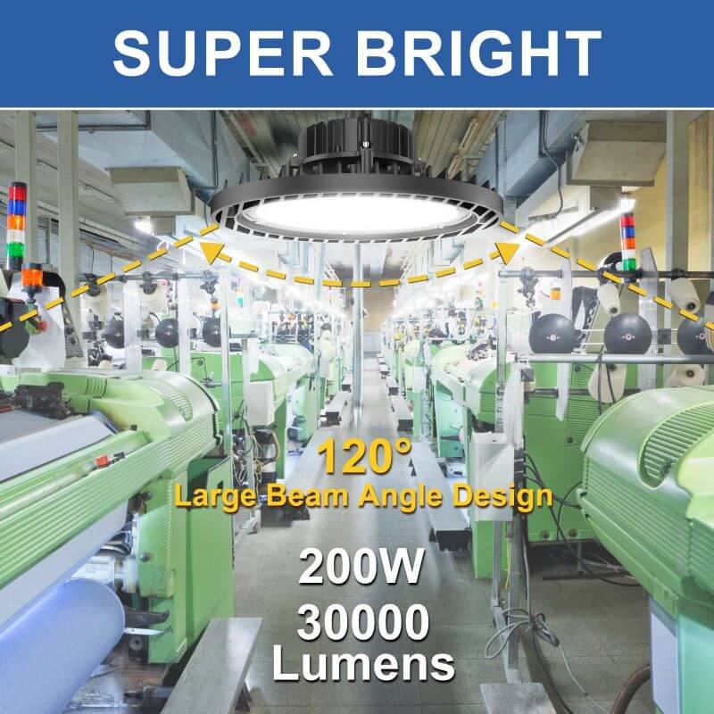 Load image into Gallery viewer, 200W LED high bay light 30,000 lumens-Dimmable