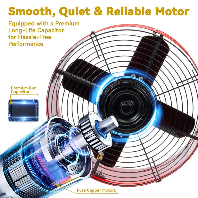 Load image into Gallery viewer, 15 Inch Attic Gable Fan with Thermostat -1650CFM