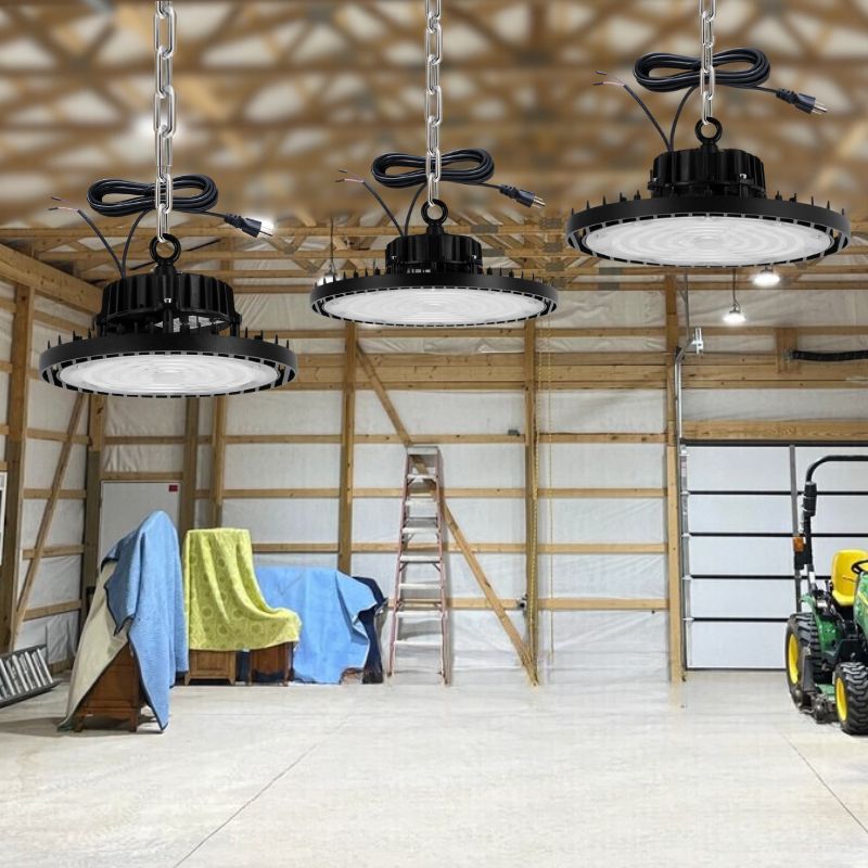 LANGY UFO High Bay Led Light Dimmable 100W 150W 200W ,6000K with 5