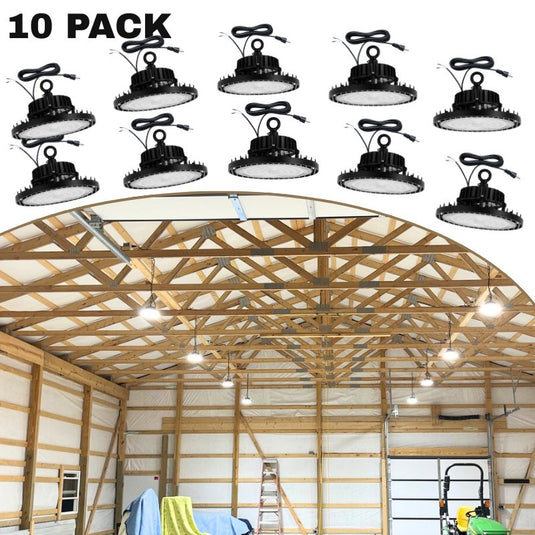10 Pack 100 W UFO Led high bay light-Dimmable