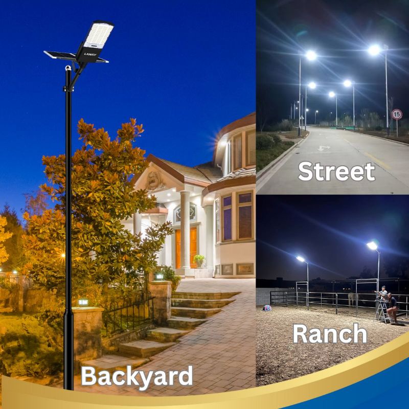 Load image into Gallery viewer, 1800W solar street light with 20ft /16ft pole