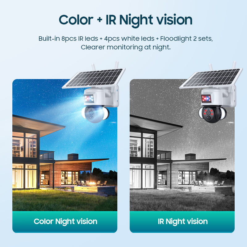 Load image into Gallery viewer, 2K HD 4MP  Solar Security  Camera  wireless  WIFI