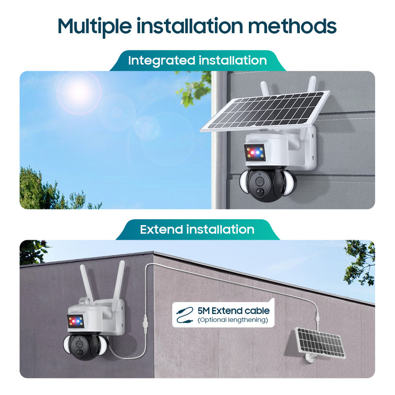 Load image into Gallery viewer, 2K HD 4MP  Solar Security  Camera  wireless  WIFI