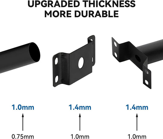 19" x 1.9" Diameter Mounting Brackets Extension Arm for Solar Street Light Langy Innovation