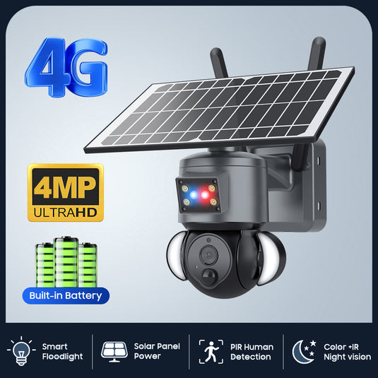 2K HD 4MP  Solar Security  Camera  wireless  WIFI