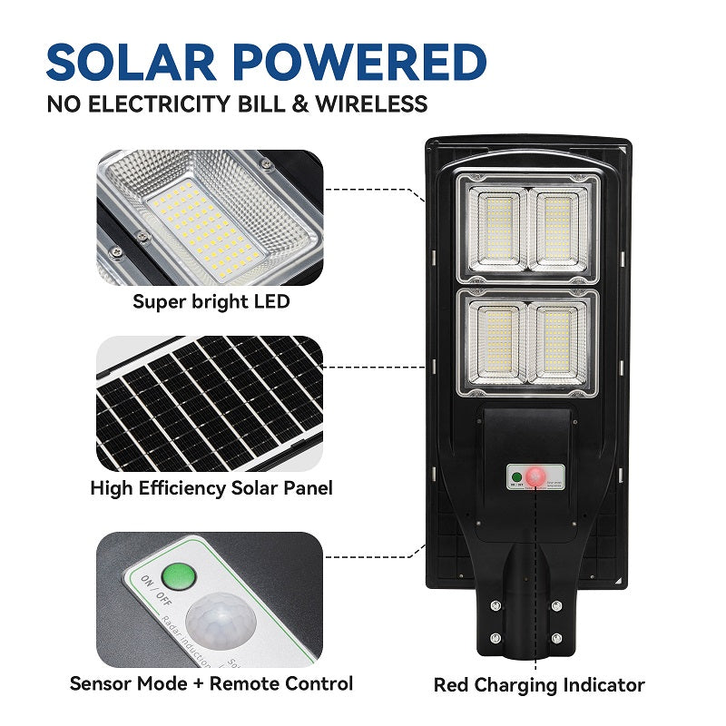 Load image into Gallery viewer, LANGY 120 W solar street lights 12000 lumens Langy Innovation