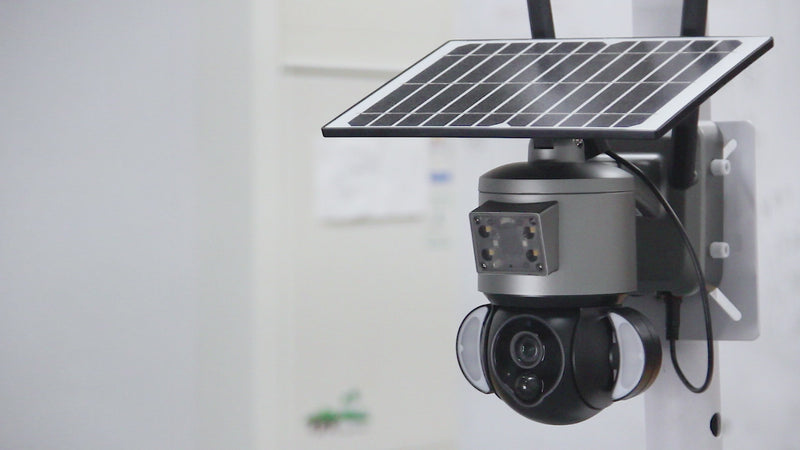 Load and play video in Gallery viewer, 2K HD 4MP  Solar Security  Camera  wireless  WIFI