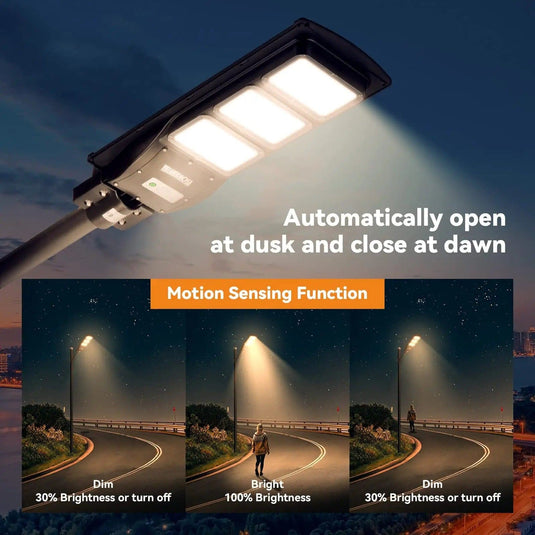 90W  solar street LED lights 3000K -warm white Langy Solar Lighting