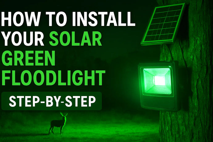 Step-by-Step: How to Install Your Solar Green Floodlight for Maximum Night Hunting Coverage