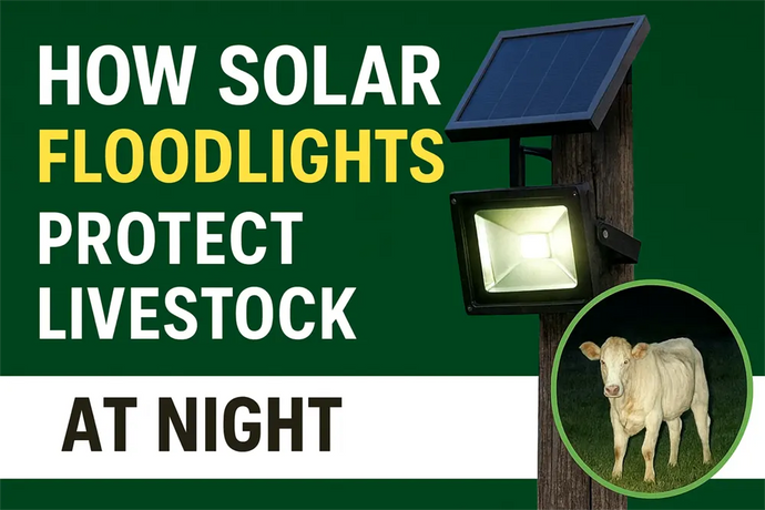 How Solar Floodlights Protect Livestock at Night: A Complete Guide for Ranchers &amp; Landowners
