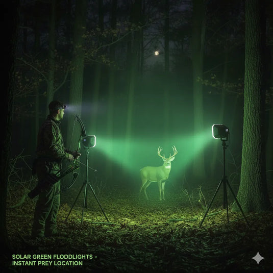 Why Solar Green Floodlights Are a Game-Changer for Night Hunting