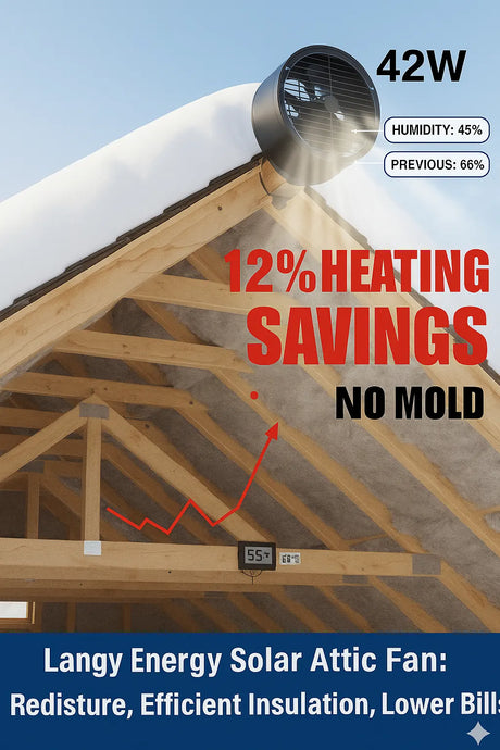 Save on Heating Bills This Winter with a Solar Attic Fan