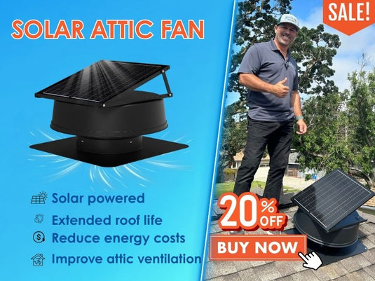 Solar Attic Fans with Remote Thermostat Solar Exhaust Fan for home