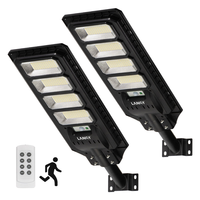Load image into Gallery viewer, 2PACK  200W solar street lights 20000 Lumens -V2

