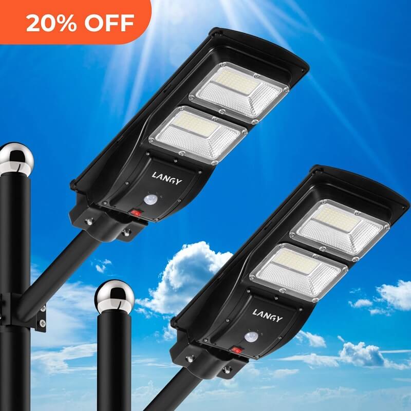 Load image into Gallery viewer, 60W 90W Solar street light -Upgraded ES04
