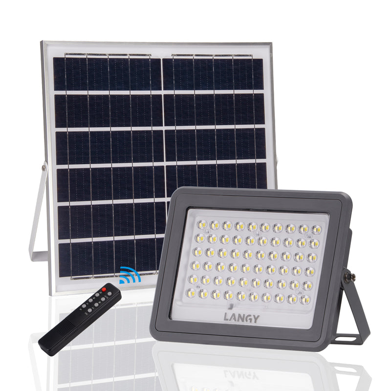 Load image into Gallery viewer, 30W 60W 100W solar LED flood lights outdoor waterproof
