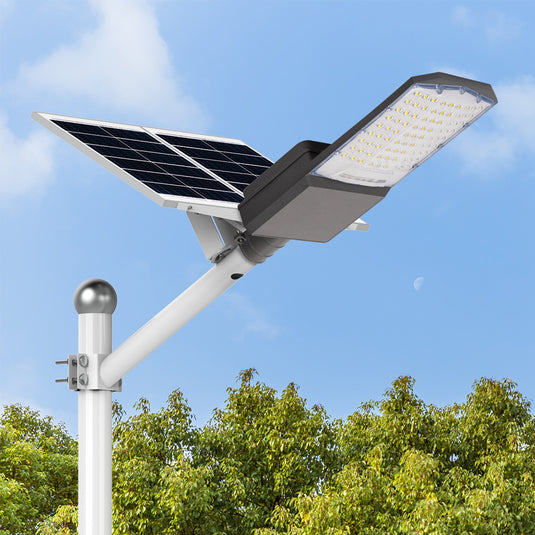 400 W solar powered street lights for parking lots - 30,000 lumens