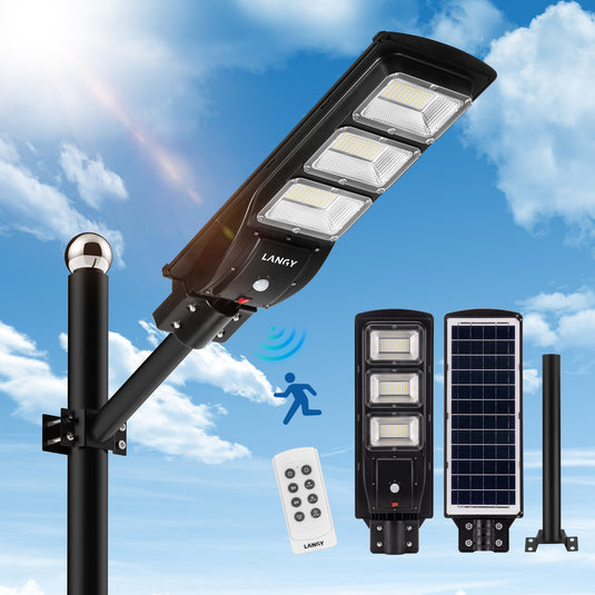 Led solar street lamp 90w new arrivals