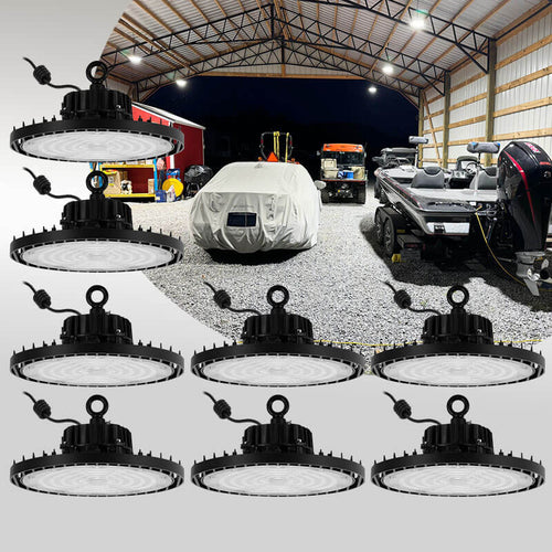 8 Pack 150W High Bay Light -22,500lumens