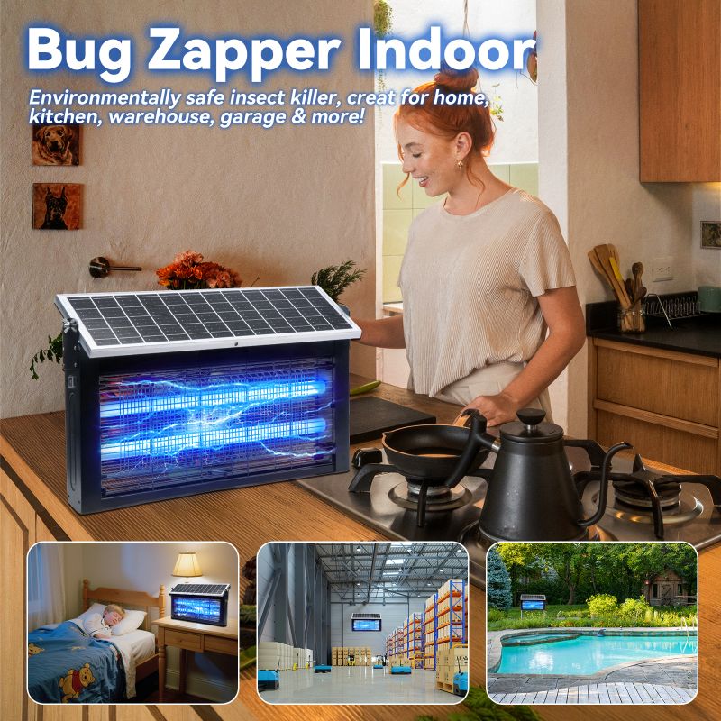 Load image into Gallery viewer, Upgraded Solar Bug Zapper Outdoor-20W Solar Panel
