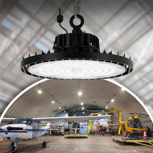 thumbnail image 2 of 150W LED High Bay Light Fixture - Industrial Commercial Warehouse Lighting 2 of 11