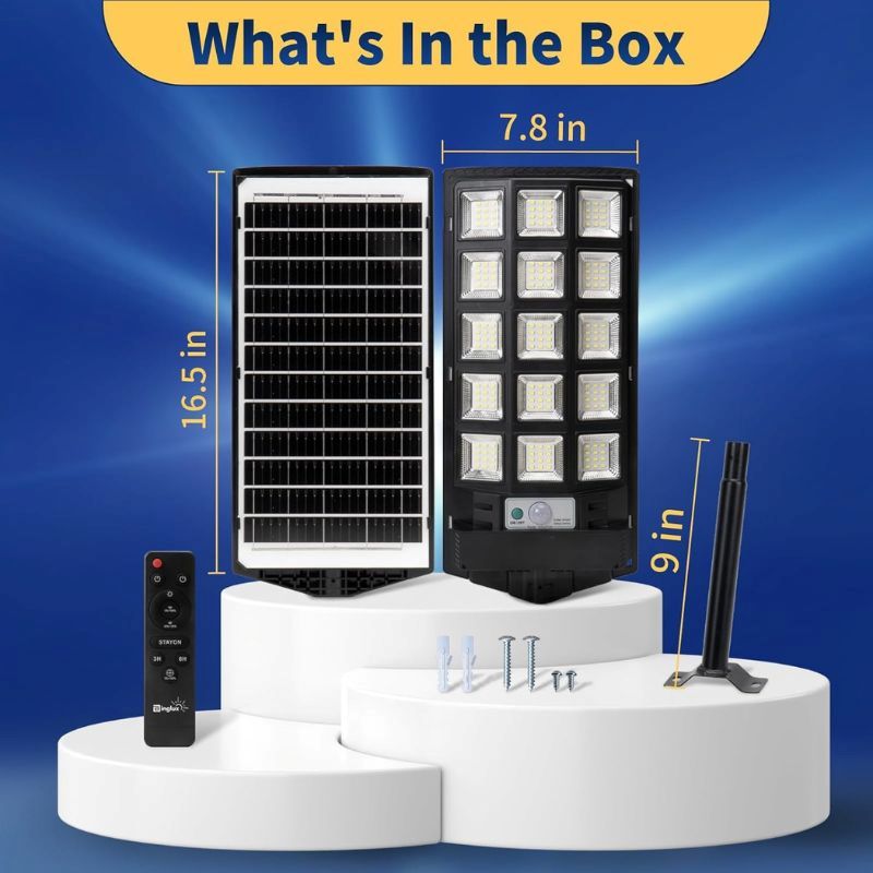 Load image into Gallery viewer, 70W Solar Outdoor Dusk to Dawn Lights with Remote Control-7000 lumens
