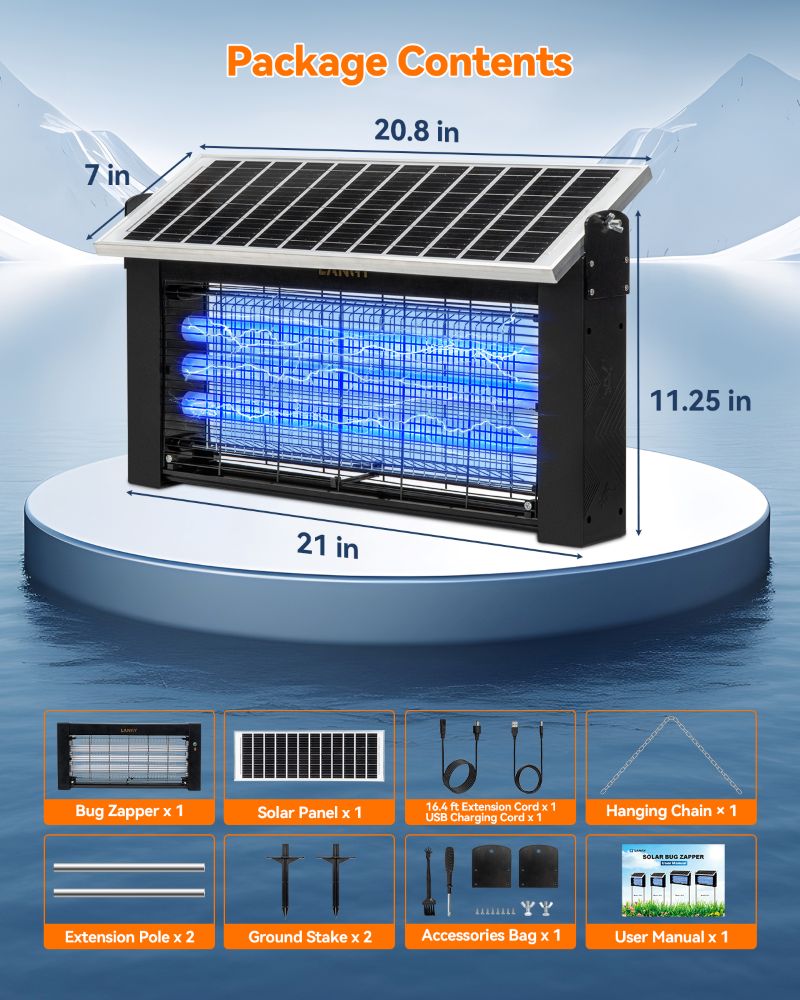 Load image into Gallery viewer, Upgraded Solar Mosquito Killer Lamp
