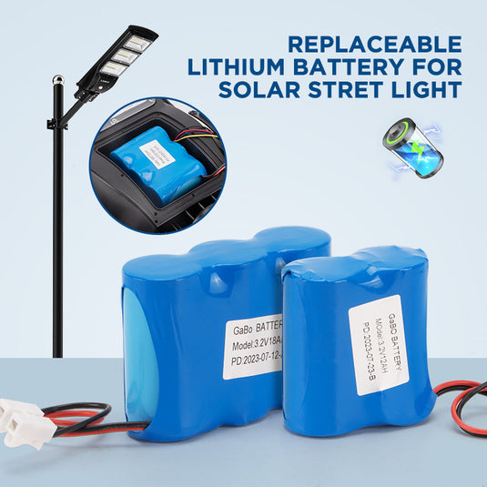 Relacement Battery pack for solar street light
