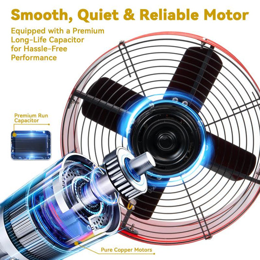 15 Inch Attic Gable Fan with Thermostat -1650CFM