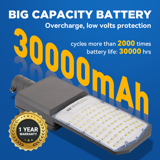 2 PACK 1200 W solar powered street lights 30000 lumens
