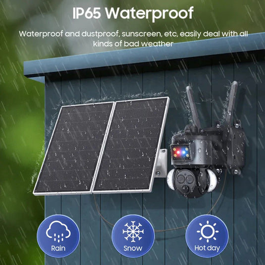 6MP Solar  Camera  24/7 recording 4G / WIFI