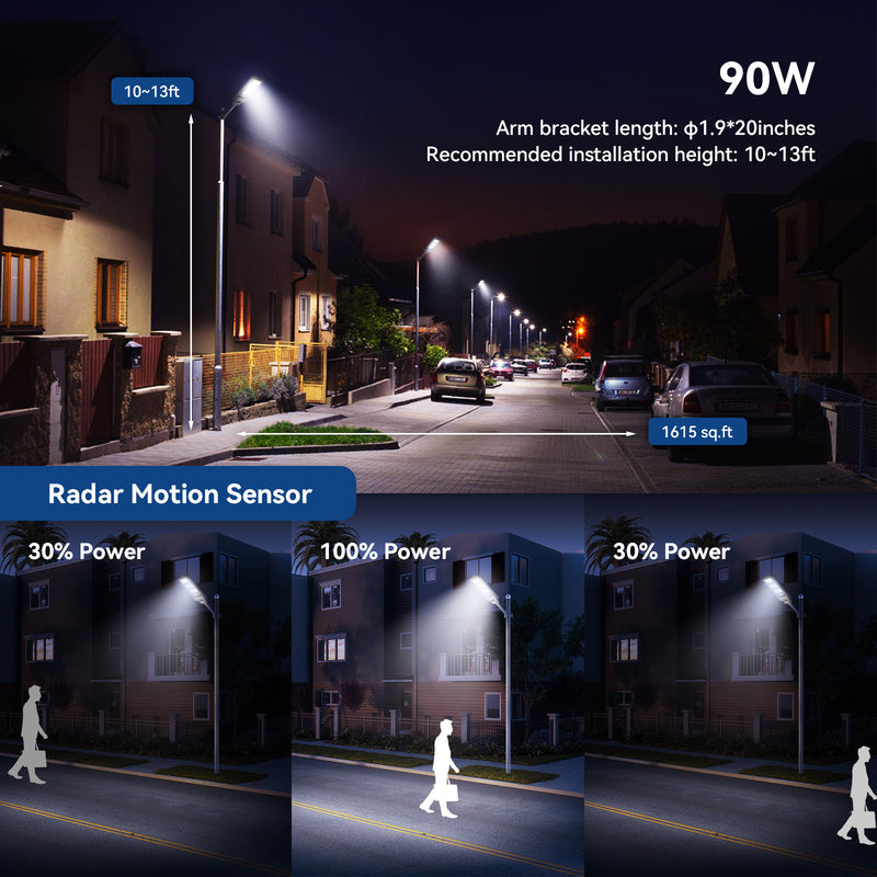 Load image into Gallery viewer, 4 PACK  120 W solar street lights -12,000 lumens
