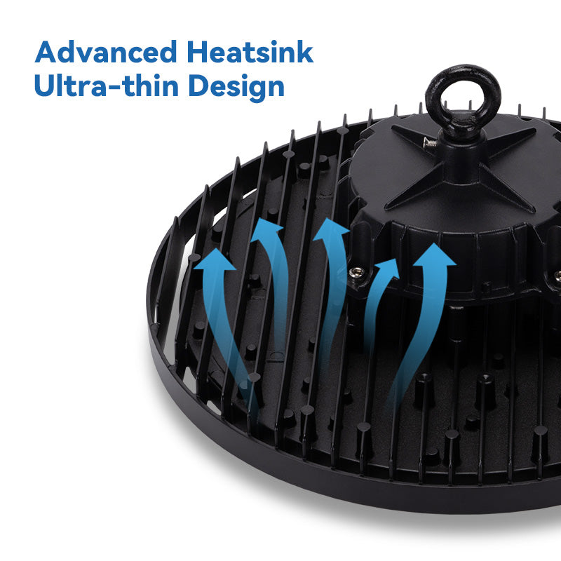 advanced heatsink ultra-thin design UFO high bay light